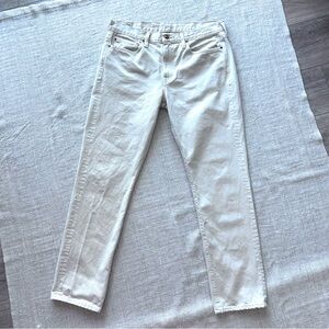 J. Crew 770 Men’s Denim Pants Jeans cream color W33 L32